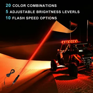 Флагшток RGB с LED подсветкой и Bluetooth для управления с телефона BTR801-09 BTR801-12 BTR801-15
