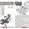 Защита для BRP Outlander G2 500/650/800/1000/1000 X-MR c 2017 по 2019