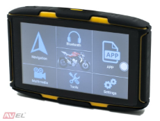 Навигатор для мотоцикла  с экраном 5" на ОС Android