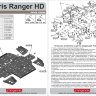 Защита днища для Polaris UTV Ranger 800 HD/XP EFI