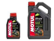 Моторное масло полусинтетика motul atv-utv expert 4t 10w-40 (4 литра)