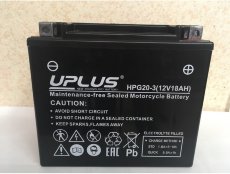 Aккумулятор для квадроцикла UPLUS HPG20(YTX20HL)