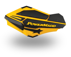 Ветровые щитки для квадроцикла "powermadd" серия sentinel, желтый/черный (арт. pm34406)