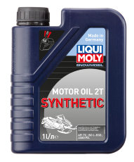 Синтетическое моторное масло для снегоходов Snowmobil Motoroil 2T Synthetic L-EGD 1л