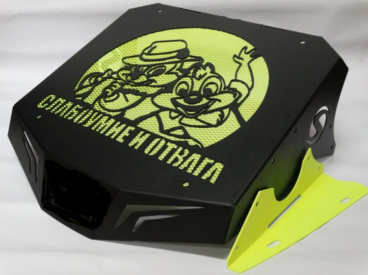  Комплект выноса радиатора стальной для квдроциклов СF moto Х5/X6 артикул 50