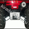 Защита днища квадроцикла yamaha grizzly 660 ricochet