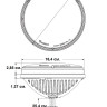 Фара головного света 7″ DOT Сертификация (1 шт)