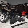Снегоотвал для квадроцикла rival   Quick 3 с быстросъемом 1500 мм