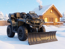 Снегоотвал для квадроцикла rival   Quick 3 с быстросъемом 1500 мм
