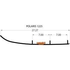 Коньки для снегохода Woodys Extender III Executive 4" 8"-60°Carbide для Polaris 27,27" EPI3-1225 WPI-1225