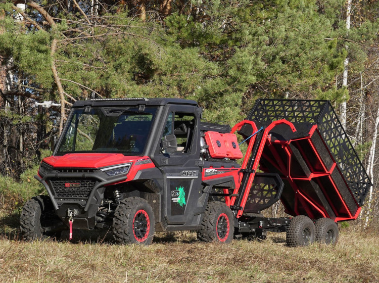 Грузовой прицеп для квадроцикла и мини тракторов 3 в 1