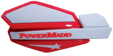 Ветровые щитки для квадроцикла "powermadd" серия star, красный/белый (арт. pm34222)