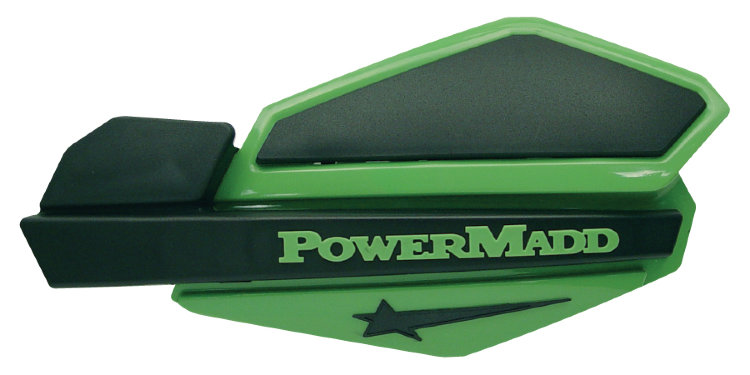 Ветровые щитки для квадроцикла "powermadd" серия star, зеленый/черный (арт. pm34203)