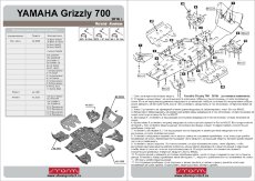 Защита квадроцикла Yamaha Grizzly 700 2016+