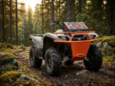 Передний бампер для yamaha grizzly 550/700 спортвый/облегченный