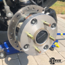 Проставки ступичные ATV Red BTR 4x110, СВ 74 мм, 25 мм для квадроциклов (серебрянные) 1