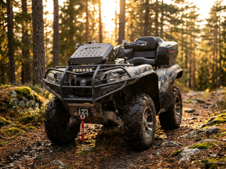 Передний бампер для квадроцикла yamaha grizzly 700/550