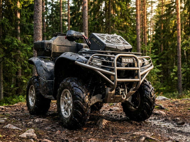 Передний бампер для квадроцикла yamaha grizzly 700/550