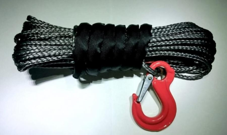 Трос кевларовый Dyneema 5.5X15 м с крюком 5.5X15DNHG