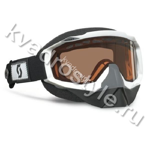 снегоходные очки scott hustle snowcross strap system white (355-6531)