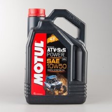 Моторное масло 100%синтетика  motul atv-sxs power 4t 10w50 (4 литра) 