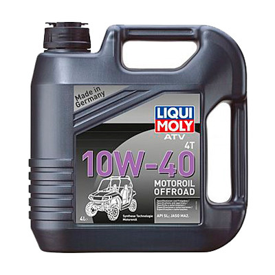 Нс-синтетическое моторное масло для 4-тактных мотоциклов atv 4t motoroil offroad 10w-40  4 литра